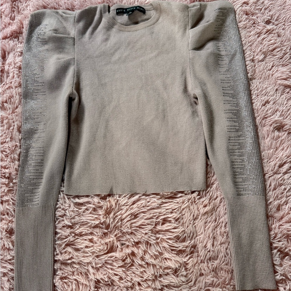 HYFVE Gray Crew Neck Sweater